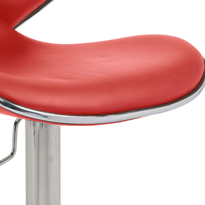 Metro Lane Baudette Swivel Adjustable Height Stool & Reviews Wayfair